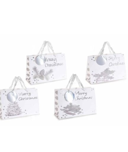 Busta natalizia stampa glitter