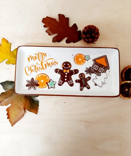 "Biscottini" Piatto/vassoio in ceramica