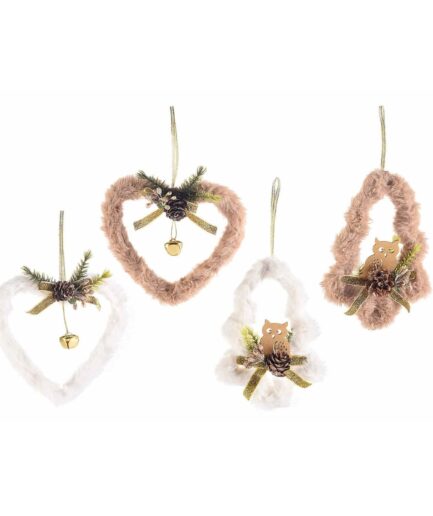 Decorazione natalizia in ecofur