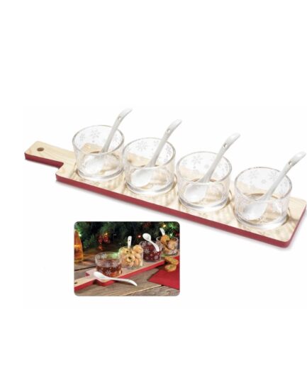 Set aperitivo 4 coppette