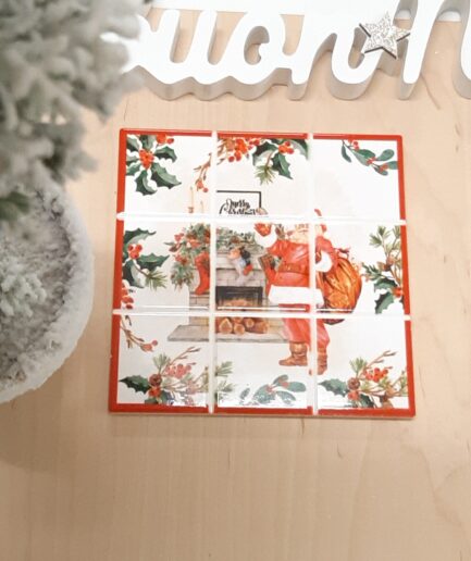 Piastrella ceramica Christmas Babbo Natale