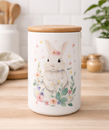 "Bunny" barattolo coniglietta scat.regalo