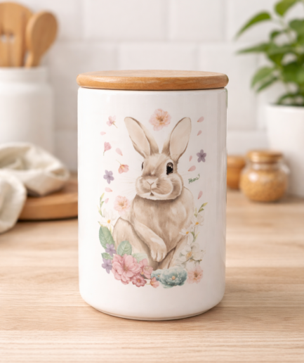 "Bunny" barattolo coniglietto scat.regalo