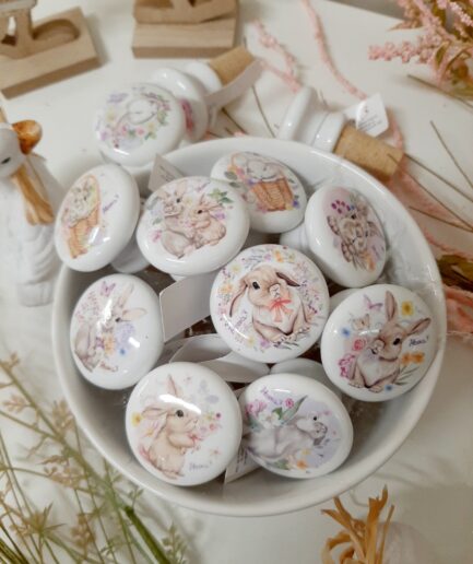 "Bunny" Tappo in sughero e ceramica