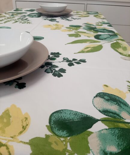 Tovaglia Verde foglia X12