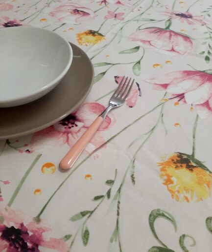 Tovaglia Pink Flower X12