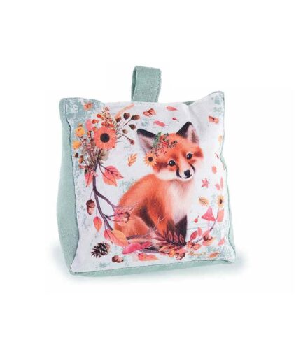 "Bosco" fermaporta in stoffa volpe