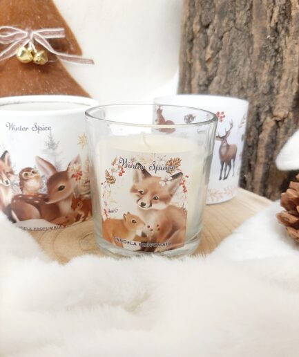 Candela profumata di Natale - Spezie invernali
