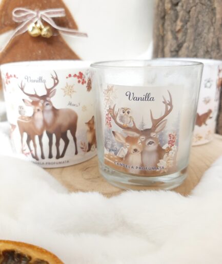 Candela profumata di Natale - Vaniglia