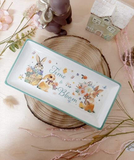 "Bunny" piatto/vassoio rettangolare