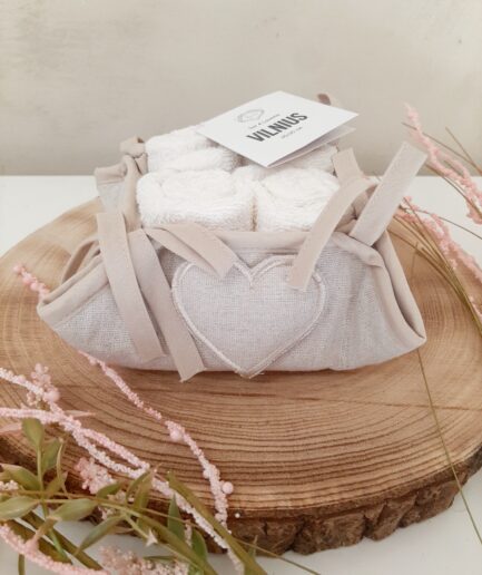 Set 4 Lavette bianco